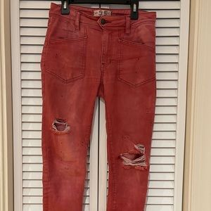 Free People Jeans, size 25, skinny, pre-owned